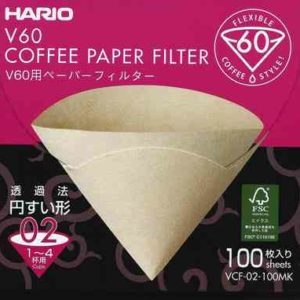 100 filtres V60 1-4 tasses